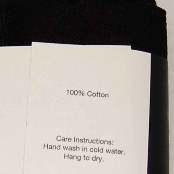 NWT Medium Canvas Hand Totes, 3-Pack, Black - Picture 3 of 5